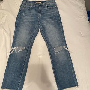 Madewell The High Rise Slim BoyJean | Size 28 | Worn but very good condition.